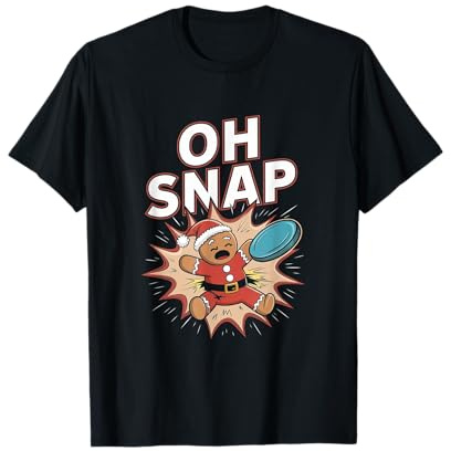 Disc Golf Weihnachten Lebkuchen Oh Snap Frisbee T-Shirt