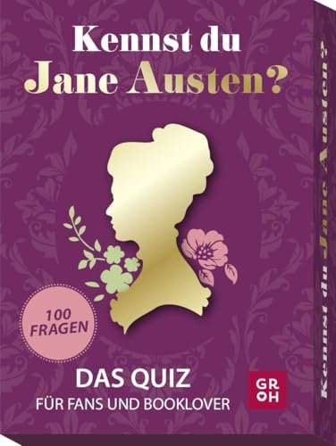 Kennst du Jane Austen?: Das knifflige Quiz mit 100 Fragen für Fans und Booklover | Das perfekte Spiel für den Filmabend | Ratequiz im Spielkartenformat