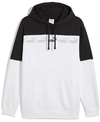 PUMA Herren Around The Block Hoodie XS, White