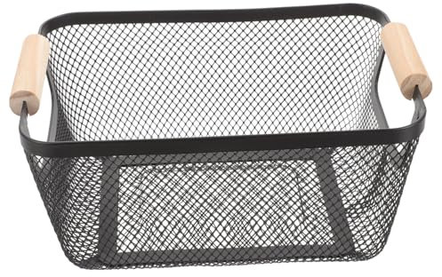 Gatuida Small for Organizing Wire Basket Storage Black Mesh Bathroom Organizer
