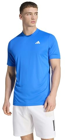 adidas Men's Club Tennis Climacool T-Shirt, Glory Blue, XXL