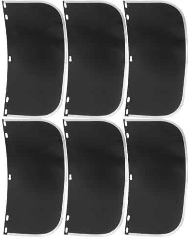 Welderschutzvisier 6 Stück-pack Ersatzgläser aus Pvc mit Aluminiumrand