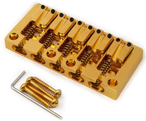 Osmond 5-String Electric Bridge Body Bottom Through String Spacing 16.5MM Fixed Bridge Gold