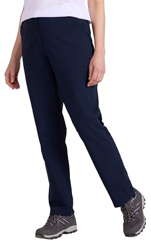 Mountain Warehouse Delta Stretch Womens Trousers - Lightweight, Quick Drying & Stretchy Pants with Elastic Waistband - Spring Summer Walking, Hiking, Outdoors