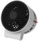 BONECO Ventilator F50 I Mini-Ventilator I 2 Leistungsstufen I USB-C Anschluss I Touch-Bedienfeld I sehr leise (weiß), Weiss