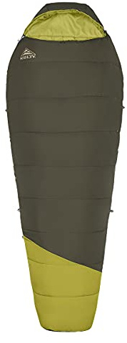Kelty Mistral Down Sleeping Bag, 550 Fill Power Budget Down-Filled Camping Bag, Water Resistant, Lightweight, 3-Season (40 Degree, Regular)