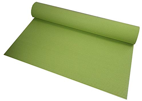 DecoHomeTextil Heimtextilmanufaktur Aqua Mat Bodenbelag Badvorleger Duschmatte Breite 130 cm Länge und Farbe wählbar Hellgrün 130 x 1000 cm abwaschbar Bodenmatte Badematte