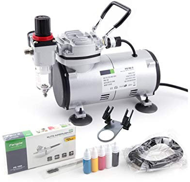 Airbrush Complete Starter Set Fengda FD-18-2K