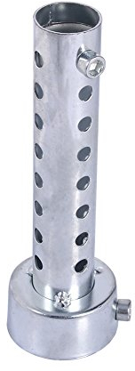 Qiilu Silencieux de moto, pot d'échappement de moto universel, insert de déflecteur de silencieux DB Killer, compatible avec le tuyau d'échappement de 35 mm / 42 mm / 45 mm argent(45mm)