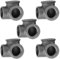 5Pcs 3/4In 3Vie Tubi Raccordo, Connettori In Ferro Malleabile Femmina Steampunk Filettatura 3-T Giunto 90 Gradi Uscita Laterale Gomito Tubo Dell'Acqua Adattatore Del Tubo(DN15(1/2))
