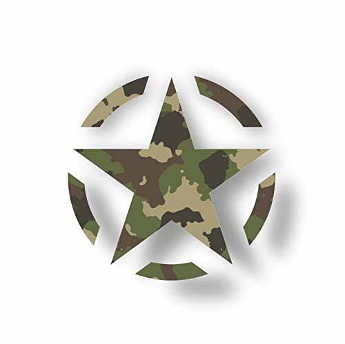 AMA SHOP Aufkleber für Militär, Camouflage, PVC, für Wandtattoo, Auto, Motorrad, Wohnmobil