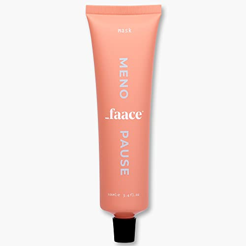 Faace Menopause Moisturiser and Face Mask | Daily Anti-Aging Cream for Ageing Skin | Collagen | Rose Water and Rosehip Oil | Vegan and Organic Skincare | 100 ml