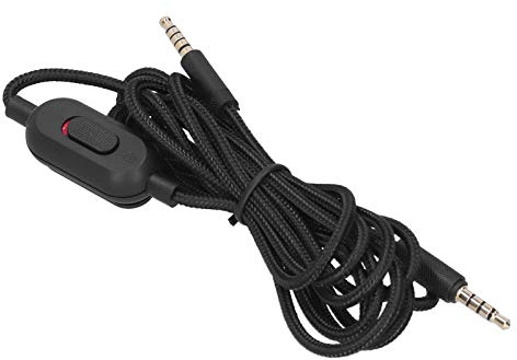 Game Headphone Audio Cable, 3.5mm Plug Logitech Pro Headset Cable, Logitech G Pro Wire, Audio Extension Cable Headset Extension Wire Replacement for Logitech G233 G433 GPRO GPROX Headphones