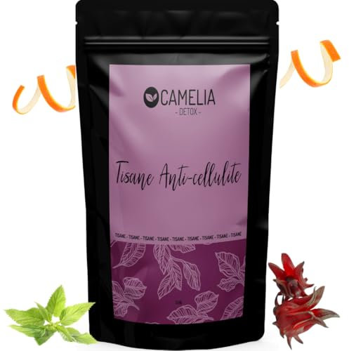Tisane Anti-Cellulite - Drainante & Amincissante - Thé Brûle-Graisse et Diurétique Naturel - Infusion Détox Minceur et Perte de Poids - 100g