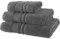 Lions Bamboo Towels - Premium Bath Sheets Set of 2 (90x140cm) - 60% Bamboo 40% Cotton, Extra Large Towels Bath Sheet, Highly Absorbent Quick Drying Soft Bathroom Towel, Charcoal