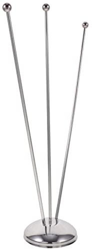 HOMSFOU Tischflaggenständer Mit Stabiler Metallbasis V-Form Fahnenmast Für Schreibtischflagge Bürodekoration Und Besprechungsraum