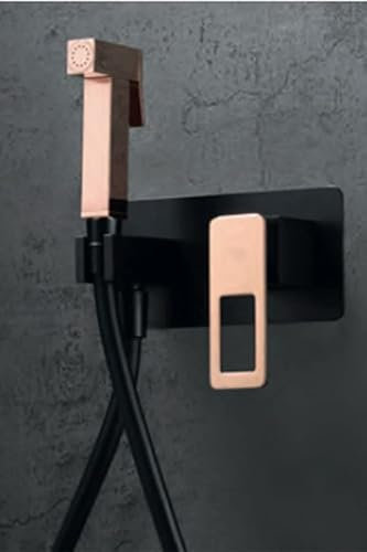 IMEX - Grifería - Grifo empotrado bidé Suecia negro oro rosa