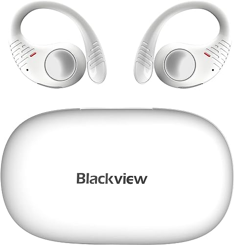 Blackview Cuffie Bluetooth Sport, AirBuds 10 Cuffie Wireless Bluetooth 5.3, Cuffie Aperte Auricolari Bluetooth, Altoparlante da 16,2 mm Auricolari Wireless con Bassi Profondi, Auricolari Touch Control