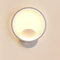 LIGKIN Wandleuchte LED Innen 12W Kreative Runde Wandlampe Modern Acryl Nachtlicht Warmweiß Wandbeleuchtung für Schlafzimmer Büro Korridor Wohnzimmer, Weiße