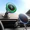 BHHB 15W Soporte Movil Coche Magsafe, 2 en 1 Cargador Inalambrico Coche, Magsafe Accesorios Cargador Inalambrico Coche, Vent/Salpicadero Teléfono Móvil para el iPhone 15 14 13 12 Series Carga Rápida