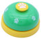 YARNOW Pet Dog Potty Training Bells Kommunikationsglocken Für Hunde Mit Fußabdruck-Muster Grün Und Gelb Einfache Anwendung Für Hunde Und Welpen Laute Und Angenehme Geräusche Fördert