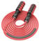 Cotton Adjustable Skipping jump rope，Adult and Children Athletic Fitness Exercise Jumping Rope (Red, 3m)