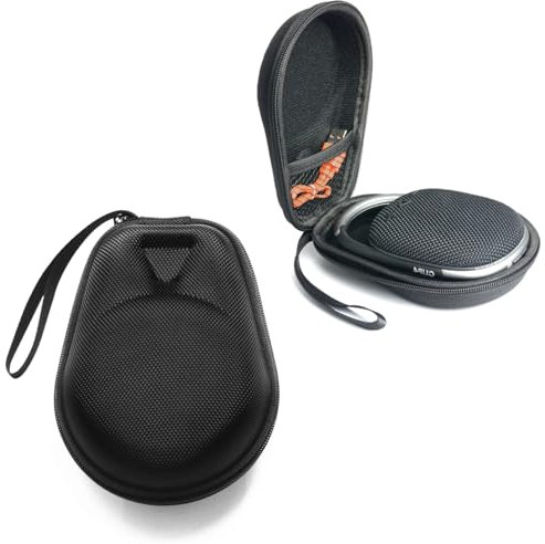 XBERSTAR Tragetasche für JBL Clip 4 Bluetooth-Lautsprecher, EVA-Material, schützende Aufbewahrungstasche (schwarz)