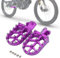 BIUGERCN Repose-pieds de moto CNC plus larges pour Surron Sur Ron LBX Talaria Sting MX3/R MX4 Talaria X3 XXX E-Ride Pro SS/S électrique Dirt Bike Violet
