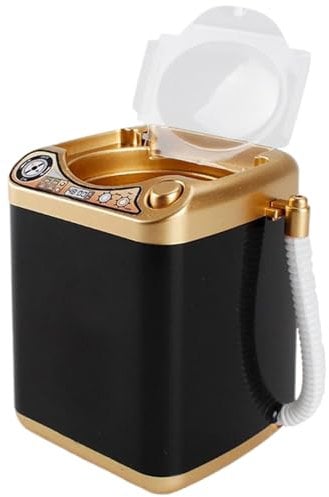Cute Makeup Sponge Cleaner Machine 4 x 3 x 3 Automatic Mini Beauty Blender Battery Operated Beauty Blender Cleaner for Makeup Sponge, Powder Puffs, No Battery