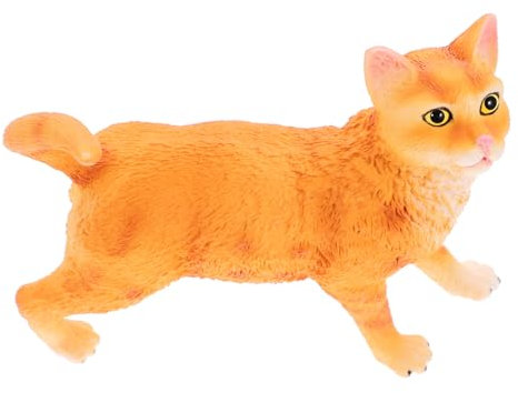 Alasum Modelo De Gato Educativo Plástico para Juguete Cognitivo Imitación De Gato para Aprendizaje De Ciencias Naturales