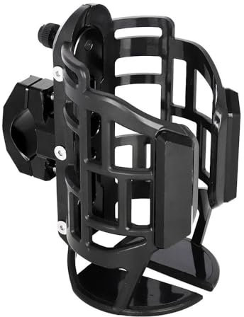 SSFGHRHQ Porte-gobelet De Moto pour Moto Guzzi California 90 1400, Personnalisé Touring Nevada Classic 750 Norge 850 Stelvio 1200, Accessoires Porte-Boisson(Noir)