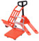 Warmhm 1 Set Giocattoli stradale Mini pallet giocattolo utensili attrezzo giocattolo per carrelli elevatori carrello elevatore giocattolo Kind Cascart plastica Arancia
