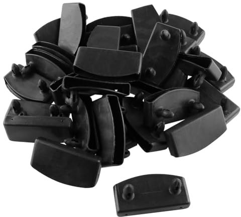 40 Pièces 57X9mm Supports D'Embouts de Lattes de Lit en Plastique Connecteur en Plastique Accessoires de Meubles pour Maintenir la Fixation des Lattes en Bois