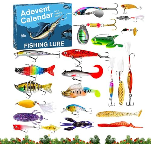 Weihnachtskalender – Weihnachts-Adventskalender | Counom Coundown Kalender | REAUX Bitte Plane FÜR Mens FEMILAGEN PADAME Fisherman Dock Jahre AUSSENFORMEN