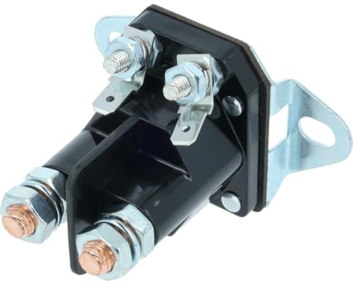 vhbw Anlasserrelais für Motor kompatibel mit Stiga Aufsitzmäher | Rasentraktoren, Quads - Magnetschalter, 12 V, 4-polig