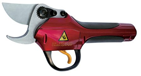 YATEK Tijeras de podar eléctricas, gatillo Progresivo, Corta hasta 38mm, Contiene batería y maletin EL46005