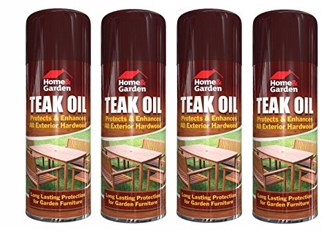 Teak Oil Spray Indoor Outdoor Garden Furniture Decking Hardwood/Softwood Protection Care 400ml New Wilsons Direct (4)