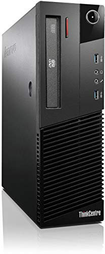 Lenovo ThinkCentre M93P SFF Computer desktop (Intel Core I5 4570 3.2 GHz, 8 GB di RAM, HDD 500 GB, lettore DVD, Windows 10 Pro) nero (Ricondizionato)