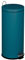 KITCHEN MOVE Poubelle de cuisine à pédale basique chic cylindrique 30L URBAN Bleu mat en acier inox avec seau