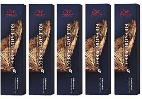 5er Wella Koleston Perfect ME+ 4/77 Mittelbraun Braun Intensiv 60 ml