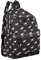 KONO Schulrucksack Pferd Leicht Schultaschen für Jungen und Mädchen Rucksack Lässiger Daypack Teenager Segeltuch Groß Schule Bag Büchertasche (Schwarz)
