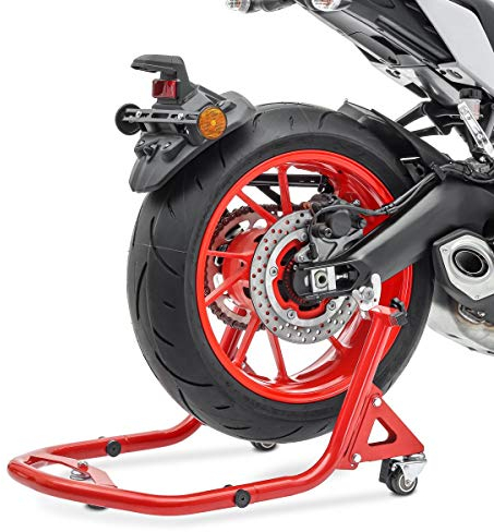 Montageständer hinten für Aprilia RS 660 Rangierhilfe XBV rot