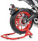 Montageständer hinten für Aprilia RS 660 Rangierhilfe XBV rot