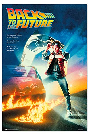 Erik Poster Zurück in die Zukunft - Kunstdruck Poster 61 x 91,5 cm