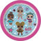 Unique 20904 Paper Plates-18 cm- LOL Surprise Party-Pack of 8, Multicolour
