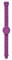 HIP HOP Cinturino DONNA NUMBERS COLLECTION, CINTURINO SILICONE REGOLABILE STAMPATO VIOLA HBU0630