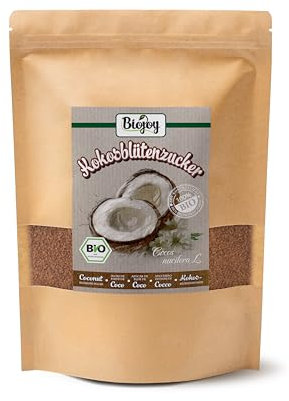 Biojoy Zucchero Di Cocco BIO (1 kg), non raffinato, senza additivi