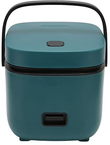 Olla Arrocera Programable Digital, Mini Olla Arrocera de 1.2L Olla Arrocera Pequeña MultifuncióN con Recipiente Interior Antiadherente, Olla Arrocera EléCtrica para el Hogar Familia