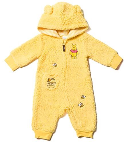 Disney Winnie l'ourson Combinaison de surmatelas pour nouveau-né avec fermeture Éclair Jaune