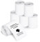 Phomemo M110/M220/M221/M200/M120/M100/M108/M150/M250/M260 Selbstklebende Etiketten, 1.97 x 3.15(50x80 mm) Thermoetiketten papier für Phomemo Etikettendrucker, 100 Etiketten pro Rolle (6 Rollen)